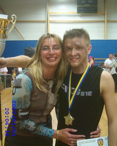 voici notre capitaine !!!!et arno